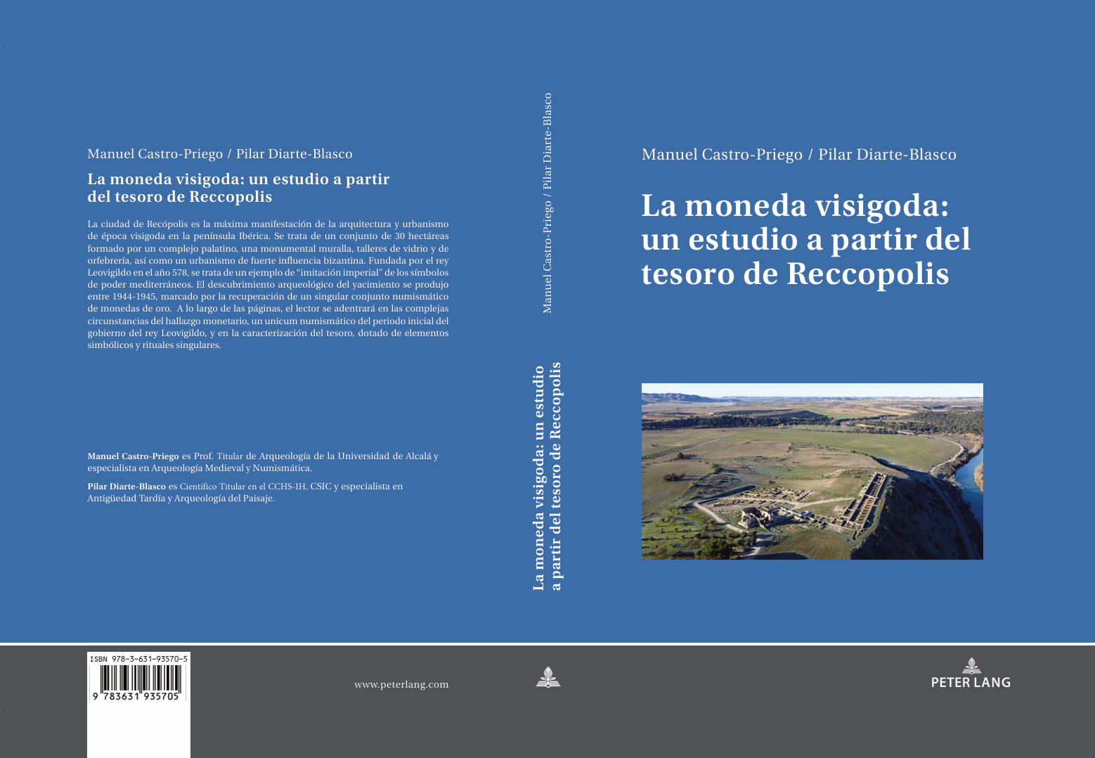 Portada del libro La moneda visigoda de Manuel Castro Priego y Pilar Diarte Blasco